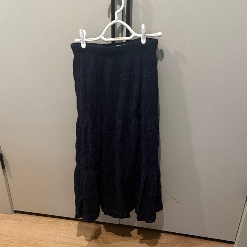 Max Studio navy Maxi Skirt